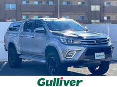 ハイラックス Z アルパインナビ CD DVD USB BT HDMI フルセグTV リフトアップ ガナドールマフラー AEROKLASキャノピー RAYZ20インチAW 冬タイヤ積込 TRDオーバーフェンダー ETC 中古車画像