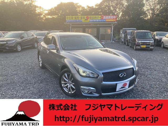 フーガハイブリッド(日産) ＶＩＰ　ＴＶ　ナビ　ＤＶＤ　ＣＤ　Ｂｌｕｅｔｏｏｔｈ　ＥＴＣ　シートヒーター　インテリジェントキー　アラウンドビューモニター　Ｂカメラ　ドライブレコーダー 中古車画像