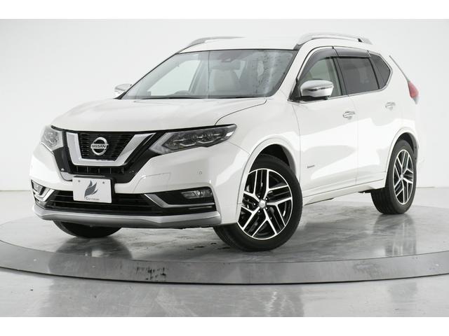 日産 エクストレイル モード・プレミアｉハイブリッドハイコントラストインテ　４ＷＤ／プロパイロット／ナビ／フルセグ／ＥＴＣ／革シート／ルーフレール／アラウンドビュー／ルーフレール