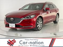MAZDA6ワゴン XD Lパッケージ 4WD/サンルーフ/360度ビュー/茶革/BOSE/衝突軽減/追従クルコン/誤発進抑制/BSM/LKAS/LEDライト/前後シートヒーター/前席パワーシート・運転席メモリー/マツコネ/ETC/ドラレコ 中古車画像