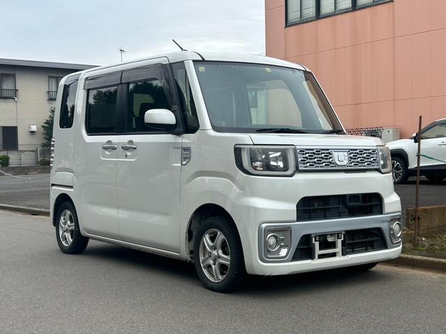 ウェイク(ダイハツ) X SA プッシュスタート 左側電動スライドドア TVナビ ETC エアコン CD DVD パワステ 衝突安全ボディ パワーウインドウ LEDヘッドランプ ABS ベンチシート 中古車画像