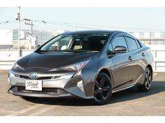 プリウス Aツーリングセレクション Bluetoothフルセグナビ バックカメラ ドラレコ ETC スマートキー2個 純正オプションメッキパーツ 純正17インチブラックアルミ レザーシート プレミアムガラスコーティング施工 禁煙車両 中古車画像