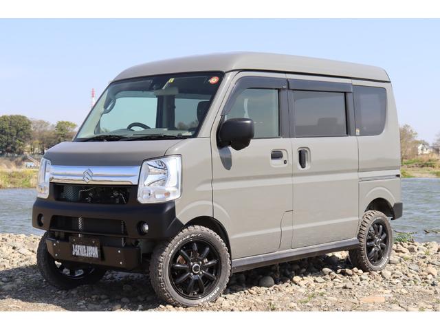 スズキ エブリイワゴン ｊｐターボ 特別延長保証付車 新品１５ａｗ リフトアップ スキッドバンパーの中古車 グーネット中古車