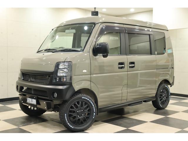 自社工場にて全車輌フルカスタム！！ 新品１５ＡＷ　リフトアップ　スキッドバンパー　延長保証有　色替車