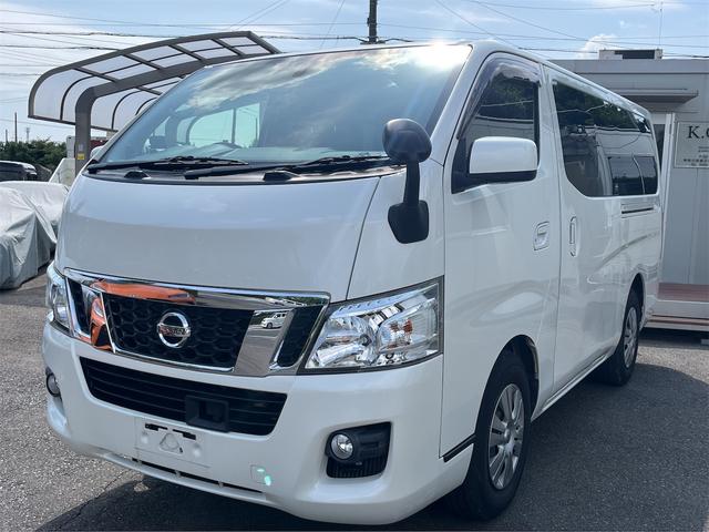 日産 ＮＶ３５０キャラバンバン ロングプレミアムＧＸ　エマージェンシーブレーキパッケージ　地デジＴＶ　ナビ＆ＴＶ　衝突被害軽減ブレーキ　電動ドアミラー　ＤＶＤ再生可　リアエアコン　ブルートゥース　両側スライド　ＳＤ　ＬＥＤヘッドライ　キーフリー