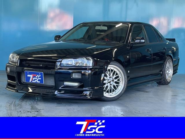 スカイライン(日産) ２５ＧＴターボ　ＢＢＳＬＭ１８インチ（リバースマウント）／ニスモＬＳＤ／ブリッツFrontきインタークーラー・ラジエター・Dampers／ＨＫＳマフラー・エアクリ／レカロセミバケ／強化クラッチ／ユーラスエアロ／追加３蓮メーター／ 中古車画像