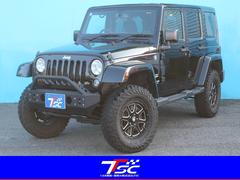 ジープ・ラングラーアンリミテッド　サハラ　ワンオーナー／正規輸入車／リフトアップ／ＴＥＲＡＦＲＥＸフロントバンパー／ＸＴＲＥＭＥ－Ｊ１７インチアルミホイール／カロッツェリアナビ／フルセグＴＶ／クルーズコントロール／サイドステップ／ＥＴＣ／（クライスラー・ジープ）