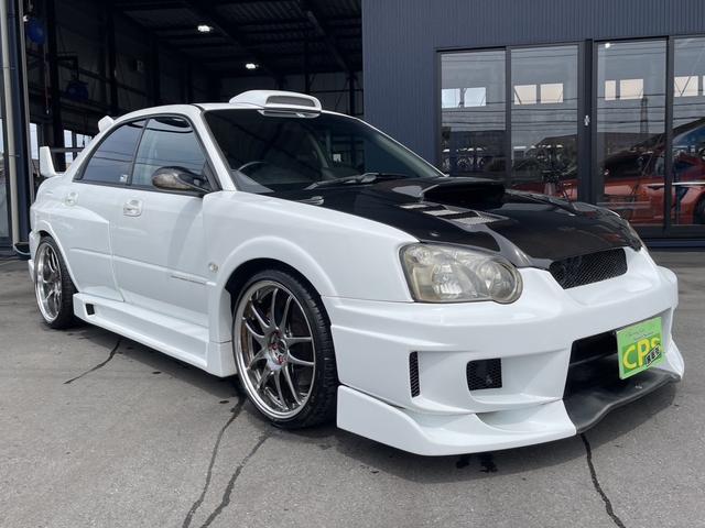 インプレッサ ＷＲＸ　ＳＴｉ　Ａ’ｐｅｘｉエアークリーナーＭＡＲＣＨＥ　エキゾーストマニホールドＢＩＬＬＩＯＮ　ラジエーターホースｓｉｍｍｓ　キャタライザーＷＯＲＫ　Ｅｍｏｔｉｏｎ　ＫＩＷＡＭＩ　１９インチ（1枚目）