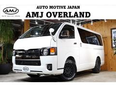 トヨタ　ハイエースバン　ロングスーパーＧＬ　ＡＭＪ８０’ｓ　オリジナル丸目スタイル換装　ＡＭＪ千鳥柄シートカバー