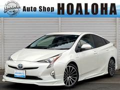 プリウス S トヨタセーフティーセンス 社外フルエアロ 地デジ Bluetooth バックカメラ 前後ドラレコ レーダークルーズ ETC プッシュスタート 社外18AW タイミングチェーン 革調シートカバー 中古車画像