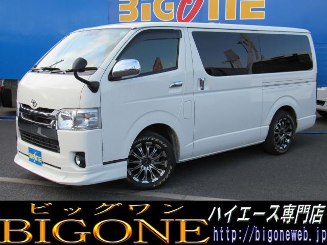 ロングスーパーＧＬ　純正ナビゲーション　フルセグテレビ　バックカメラ　社外アルミホイール　両側スライドドア　電動格納ミラー　キーレスエントリー