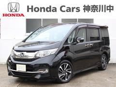 ステップワゴンスパーダ スパーダ・クールスピリット 両電動スライドドア シートH スマキー Bカメ Wエアコン 禁煙 フルセグテレビ 盗難防止システム サイドエアバック ナビTV キーフリー エアバッグ LEDランプ DVD ABS 3列シート ETC 中古車画像