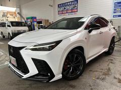 NX NX350h Fスポーツ ユーザー買取 4WD SR  TRDエアロ マークレビンソン 車載ナビ 地デジ 14インチディスプレイ 全方位 デジタルルームミラー オレンジキャリパー 3眼LED キーレス カードキー 取/保/記 中古車画像