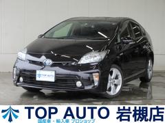 プリウス Gツーリングセレクションレザーパッケージ 後期型 黒革 プリクラッシュセーフティ HDDナビ フルセグ Bluetooth レーダークルーズ ETC ドラレコ シートヒーター HUD コンビハンドル LEDライト ツーリングアルミ モデリスタアンテナ 中古車画像