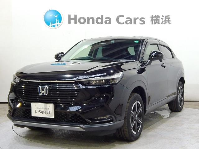 ヴェゼル ｅ：ＨＥＶＸ　ＨｏｎｄａＳＥＮＳＩＮＧ　ドラレコ　メモリーナビ　リアカメラ　ＥＴＣ　ワンオーナー　前後障害物センサー　ＡＡＣ　１オーナ　イモビライザー　スマ－トキ－　誤発進抑制　ＰＷ　クルコン　ＥＳＣ　キーフリー（1枚目）