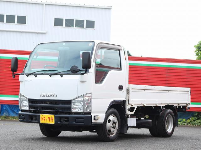 エルフトラック(いすゞ) フルフラットロー　２ｔ　全低床フルフラットロー　平ボディ　１０尺　３方開　５ＭＴ 中古車画像