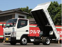 三菱ふそう　キャンター　全低床ダンプ　ダンプ　全低床強化三方開　２トン積