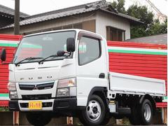 キャンター 2t 全低床 平ボディ 2000kg積載 車線逸脱警報装置 荷台寸311/160/38 キーレスリモコン スペアキー ETC マット&バイザー 車輛総重量4375kg 中古車画像