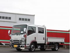 エルフトラック Wキャブロング 1.8t積載 ハイキャブ ロング Wキャブ 6人乗り 5MT メッキパーツ 荷台縞鋼板張り 荷台寸325/180 車幅灯 坂道発進補助装置 ETC 左電動格納ミラー ETC キーレス 総重量5t未満 中古車画像