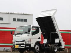 キャンター  2t積載 全低床強化ダンプ 5MT 衝突軽減ブレーキ 車線逸脱警報装置 トラクションコントロール キーレス&スペアキー 左電動格納ミラー ETC 3方開 中間ピン2本 車両総重量4925キロ 中古車画像