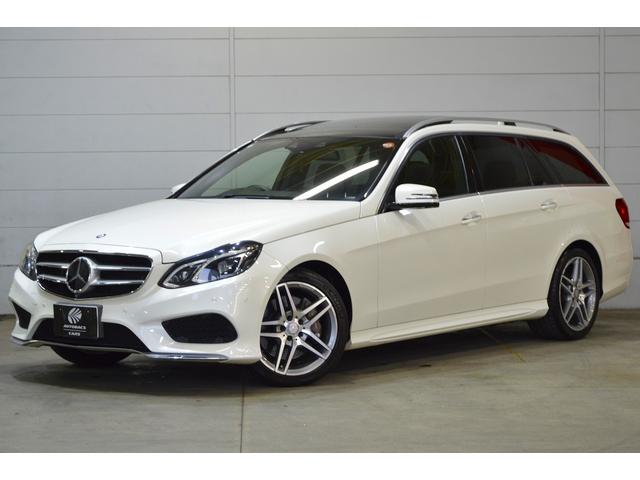 Eクラスステーションワゴン（メルセデス・ベンツ）Ｅ４００　ステーションワゴン　アバンギャルド　当社買取車両・３３３ｐｓ３．５Ｌツインターボ・３６０°カメラ・ダイヤモンドホワイト・パノラミックルーフ・レーダーセーフティＰＫＧ・パークトロニック・キーレスゴー・前後シートヒーター・パワーバックドア 中古車画像