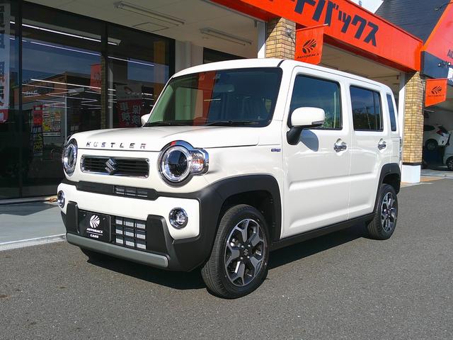 人気のハスラーＨＶ入庫しました。 届出済み未使用車になります。