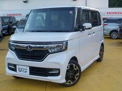 N-BOXカスタム G・Lターボホンダセンシング 弊社下取ワンオーナー車 Bluetooth接続対応ギャザズメモリーナビ リアカメラ 前後ドライブレコーダー 両側パワースライドドア LEDヘッドライト 中古車画像