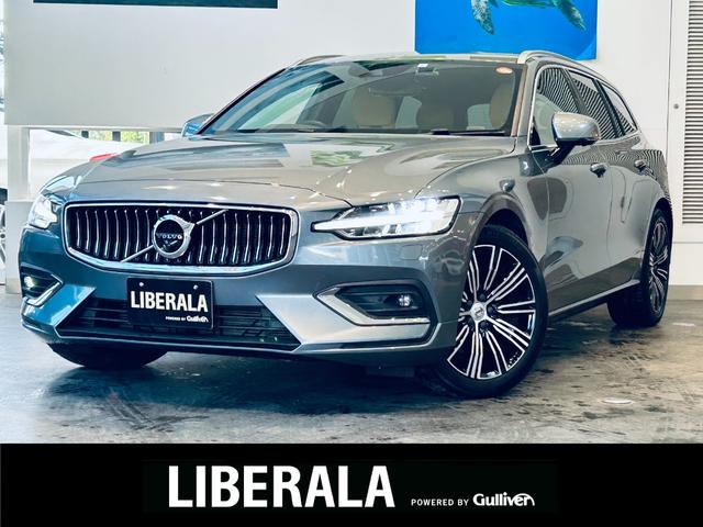 Ｖ６０(ボルボ) Ｂ５　インスクリプション　ＨａｒｍａｎＫａｒｄｏｎ　ＨＵＤ　ＡＣＣ　ＢＬＩＳ　純正ナビ　ＴＶ　３６０°ｃａｒｐｌａｙ　純１８インチＡＷ　ＬＥＤ　電動リアゲート　革シート　メモリパワーシート　エアシートヒーター　ワイヤレス充電 中古車画像
