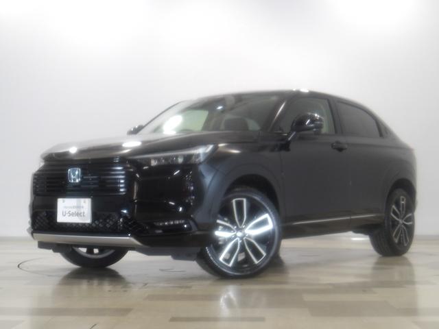 ヴェゼル ｅ：ＨＥＶＺ　元試乗車　禁煙車ナビ　バックカメラ　ＥＴＣ　ドラレコ　１オナ　スマキ　Ｐトランク　フルオートエアコン　Ｄレコ　エアバッグ　両席エアバック　Ｒカメ　記録簿付　パワーウィンドウ　ＬＥＤランプ　クルーズＣ（1枚目）