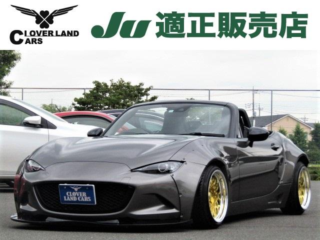 ＮＲ－Ａ　６速ＭＴ　ＮＥＷペイント　衝突軽減ブレーキ　車線逸脱警報　ＡＩＭＧＡＩＮオーバーフェンダーＫＩＴ・エアロ　ＨＫＳ車高調　ＷＯＲＫシーカー１６ＡＷ　社外センター出しマフラー　ＬＥＤヘッド(1枚目)