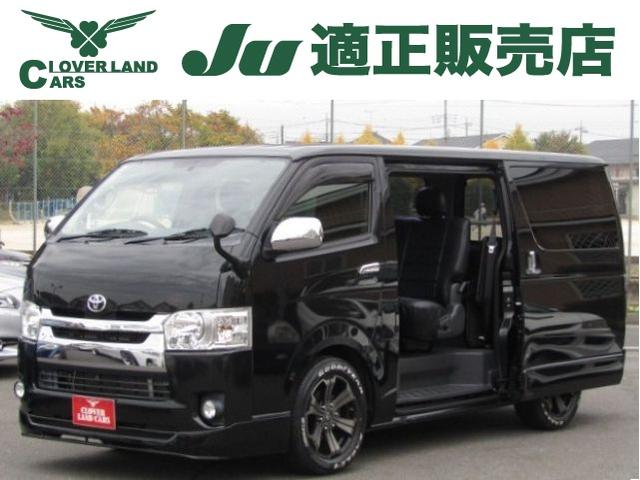 ベットキット／社外ナビＴＶ／フリップダウン／両側電動 ／社外スピーカー／社外Ｆスポイラー＆テール／ローダウン／社外１７ＡＷ／