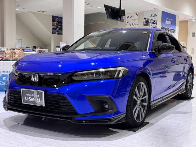 シビック(ホンダ) e:HEV 認定中古車・運転支援・中古保証・コネクトディスプレイ・バックカメラ・ETC・当社下取り車・1オーナー・衝突軽減ブレーキ・誤発進抑制機能・シートヒーター・クルーズコントロール・パワーシート・前後ドラレコ 中古車画像