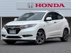 ヴェゼル ハイブリッドZ・ホンダセンシング 中古保証・運転支援・メモリーナビ・バックカメラ・ETC・シートヒーター・レザーシート・衝突軽減ブレーキ・誤発進抑制機能・クルーズコントロール・スマートキー・CD・DVD・1オーナー・前後ドラレコ 中古車画像