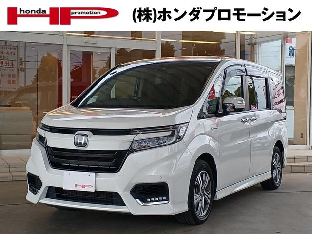 ホンダ ステップワゴンスパーダ スパーダハイブリッド　Ｇ　ホンダセンシング　ワンオーナー　禁煙車　アダプティブクルーズコントロール　衝突被害軽減ブレーキ　横滑り防止装置　フロントドライブレコーダー　両側電動スライドドア　ＬＥＤヘッドライト　純正１６インチアルミホイール