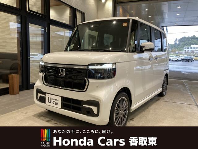 Ｎ−ＢＯＸカスタム(ホンダ) ターボ　フロアマット　８インチ純正ナビ　ＥＴＣ　シートヒーター　フルＬＥＤヘッドライト　両側パワスラ 中古車画像