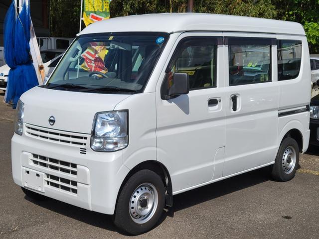 日産 ＮＶ１００クリッパーバン ＤＸ　ＥＴＣ　ＡＴ　ＭＴ　オートギアシフト　Ｗエアバック　ＡＢＳ　サイドバイザー　ライトレベライザー　新品ブレーキパット