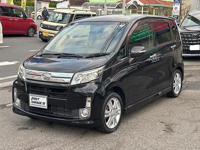 ☆カスタムＲＳターボ・プッシュスタート・スマートキー ☆走行２２０００キロ・純正ナビ＆ＴＶ・ＬＥＤ・１５インチＡＷ・