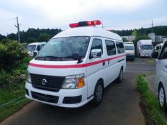 日産　キャラバン　　救急車　超低走行　２４００キロ