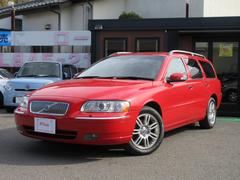 ボルボ V70 クラシック最終モデル・HDDナビ・黒革・サンルーフ