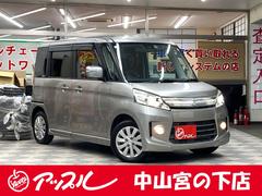 スペーシアカスタム XS ドライブレコーダー ETC バックカメラ 両側電動スライドドア ナビ 衝突被害軽減システム HID スマートキー アイドリングストップ ベンチシート CVT 盗難防止システム ABS ESC 中古車画像