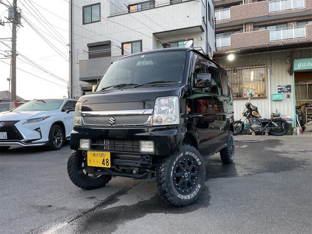 ＰＺターボ　ＰＺターボ　集中ドアロック　４インチリフトアップ　ターボ車　４ＷＤ　左側パワースライドドア　オートマ　エアコン　パワステ