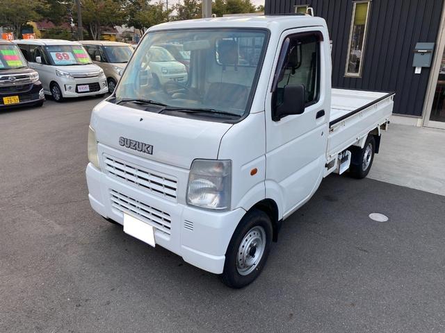 キャリイトラック ＫＣパワステ　４ＷＤ　ＭＴ　エアコン　カセット（1枚目）