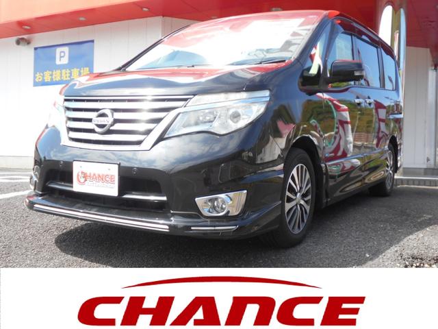 日産 セレナ ハイウェイスター　Ｓ－ハイブリッド　純正ＳＤナビ・フルセグＴＶ・Ｂｌｕｅｔｏｏｔｈ・ＣＤ・ＤＶＤＶ・ＨＤＭＩ・ステアリングスイッチ・ＥＴＣ・左側電動スライドドア・アイドリングストップ・スマートキー