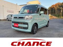 スペーシア ハイブリッドX 社外メモリーナビ・フルセグ・CD・Bluetooth・クリアランスソナー・オートライト・プッシュスタート・スマートキー・両側スライドドア・アイドリングストップ・バックカメラ・アラウンドビューモニター 中古車画像