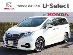 オデッセイ アブソルート・EXホンダセンシング Honda純正大画面ナビ AppleCarPlay リア席モニター HondaSENSING 前後ドライブレコーダー シートヒーター 17インチアルミホイール Bluetooth接続 USB接続 禁煙 中古車画像
