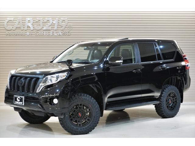 トヨタ ランドクルーザープラドｔｘ リフトアップ サンルーフ ｔｒｄ１７ａｗ 新品ｍｔタイヤジオランダーｇ００３ 純正ｓｄナビ フルセグ ｂ ｔ バックカメラ シートカバー デフロック ｅｔｃ スマートキーｌｅｄライト ブラックアウトの中古車 車体価格358万円 2016
