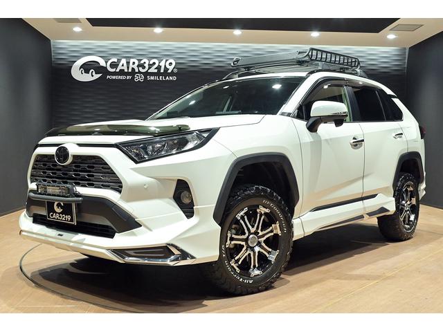 トヨタ ＲＡＶ４ Ｇ　Ｚパッケージ　モデリスタエアロ／ワンオーナー／リフトアップ／ＲＡＹ’Ｓ１７ＡＷ／ＢＦグッドリッチＡＴタイヤ／柿本マフラー／ＬＤＡ／ＢＳＭ／ＥＴＣ／ルーフラック／ヒッチメンバー／デジタルインナーミラー／ナビ／Ｂカメラ