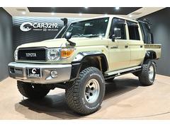 ランドクルーザー70 ピックアップ 再販モデル/MOTORAGEリフトアップキット/ランチョショック/TJMシュノーケル/100mmオーバーフェンダー/TRAILロールバー&カーゴキャリア/電動ウィンチ/4WAYステアリングダンパー 中古車画像