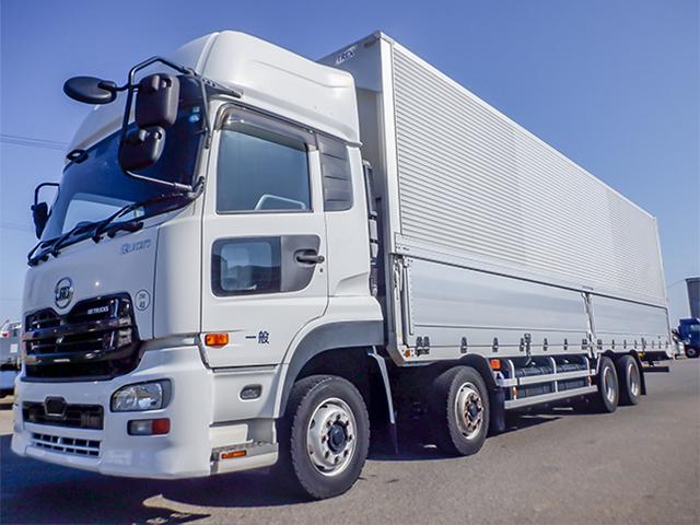 クオン(国産車その他) アルミウイング　日本トレクス　最大積載１３５００ｋｇ　ハイルーフ　後輪エアサス　２デフ　対応免許／大型免許 中古車画像