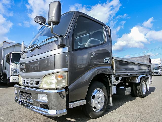 日野 デュトロ 　１０尺平ボディ　新明和製垂直ゲート　最大積載２０００ｋｇ